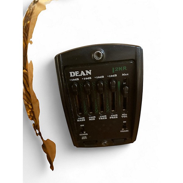 Used Dean EQAGN Exotica Ash QUILTED NATURAL Acoustic Electric Guitar