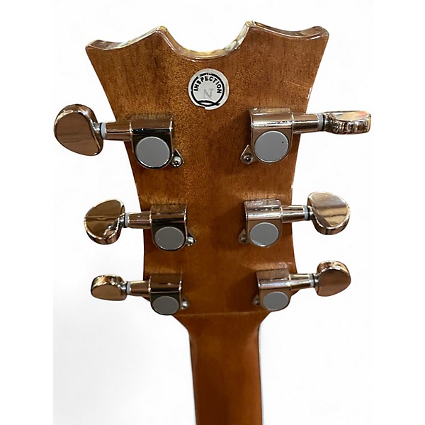 Used Dean EQAGN Exotica Ash QUILTED NATURAL Acoustic Electric Guitar