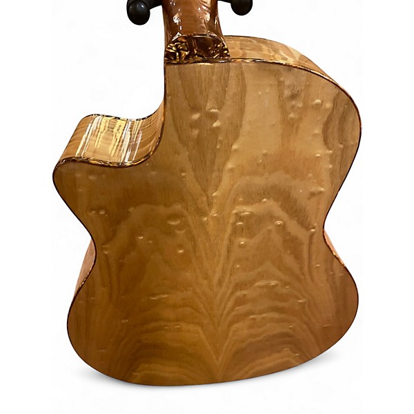 Used Dean EQAGN Exotica Ash QUILTED NATURAL Acoustic Electric Guitar