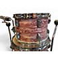 Used Ludwig 3 Piece CLASSIC MAPLE 3 PIECE FAB ANTIQUE PINK OYSTER Drum Kit