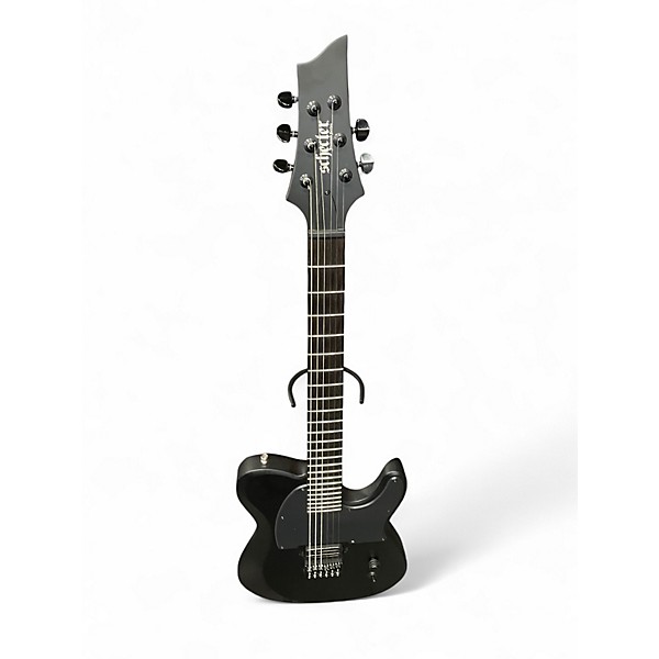 Used Schecter Guitar Research PT BLACK OPS Black Solid Body Electric Guitar