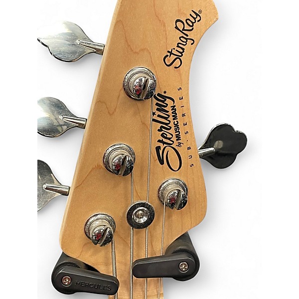 Used Sterling by Music Man Sub 4 Seafoam Green Electric Bass Guitar