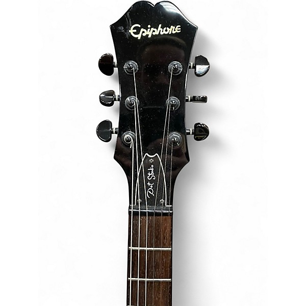 Used Epiphone Dot Studio Black Hollow Body Electric Guitar