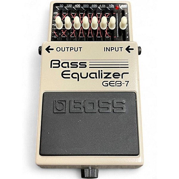 Used BOSS GEB7 7 Band Bass Equalizer Bass Effect Pedal