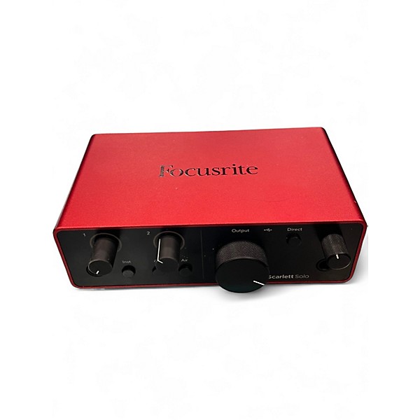 Used Focusrite SCARLETT SOLO GEN 4 Audio Interface