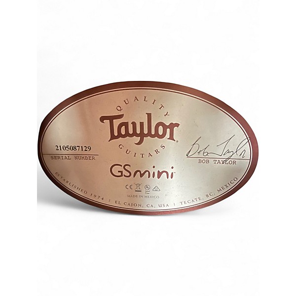 Used Taylor GS Mini-e Natural Acoustic Electric Guitar