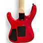 Used Jackson JS34Q Dinky Trans Crimson Red Solid Body Electric Guitar