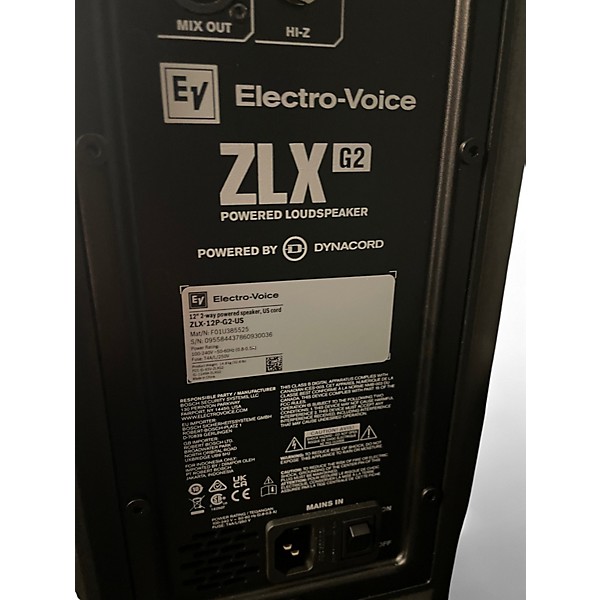 Used Electro-Voice ZLX 12P G2 Powered Speaker
