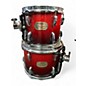 Used Pearl 5 Piece SESSION CUSTOM Red to Black Fade Drum Kit