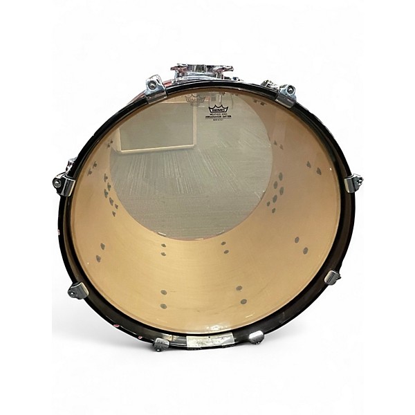 Used Pearl 5 Piece SESSION CUSTOM Red to Black Fade Drum Kit