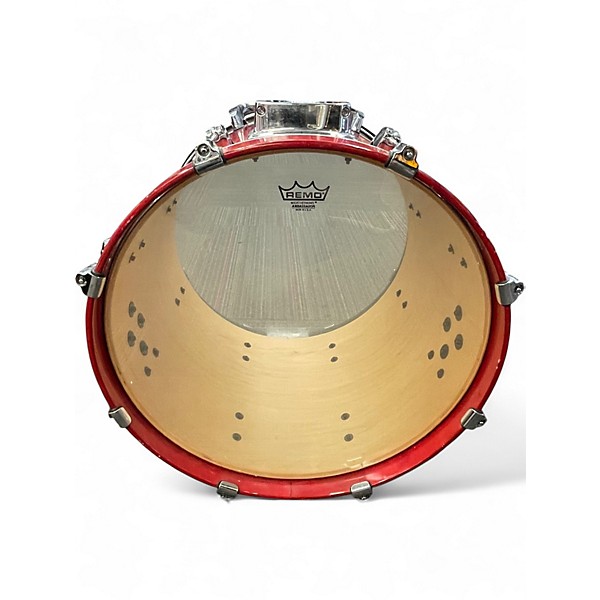 Used Pearl 5 Piece SESSION CUSTOM Red to Black Fade Drum Kit