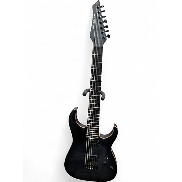 Used Harley Benton Amarok Quilted Black Solid Body Electric Guitar