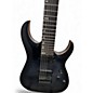 Used Harley Benton Amarok Quilted Black Solid Body Electric Guitar