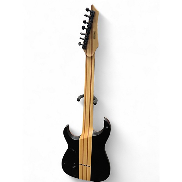 Used Harley Benton Amarok Quilted Black Solid Body Electric Guitar