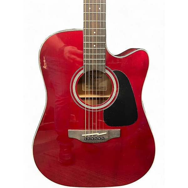 Used Takamine GD30CE Red Acoustic Electric Guitar