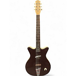 Used Danelectro Convertible Maroon Acoustic Electric Guitar