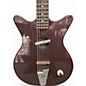 Used Danelectro Convertible Maroon Acoustic Electric Guitar