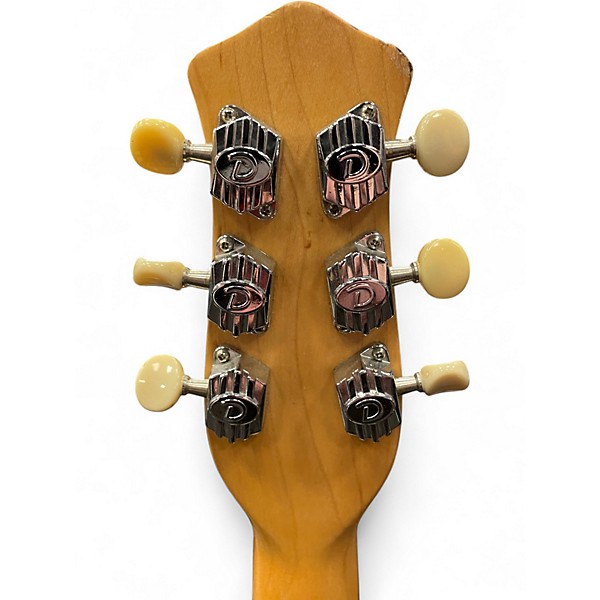 Used Danelectro Convertible Maroon Acoustic Electric Guitar