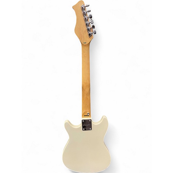 Used Harmony Model 02813 White Solid Body Electric Guitar
