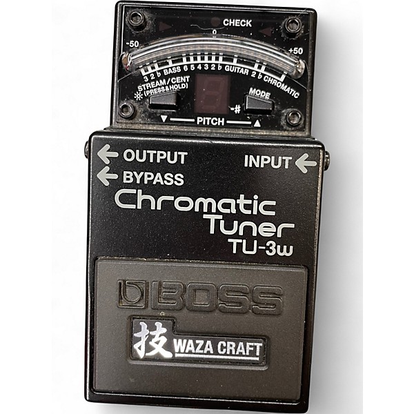 Used BOSS TU3W Waza Craft Chromatic Tuner Pedal