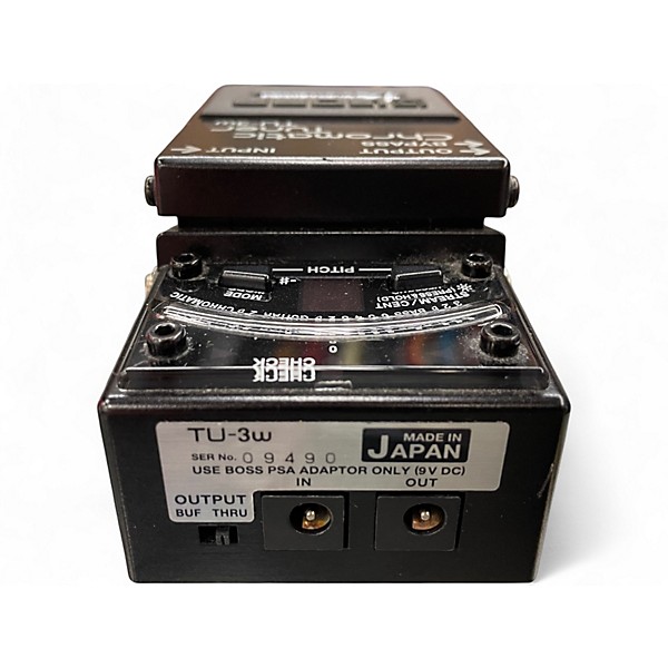 Used BOSS TU3W Waza Craft Chromatic Tuner Pedal