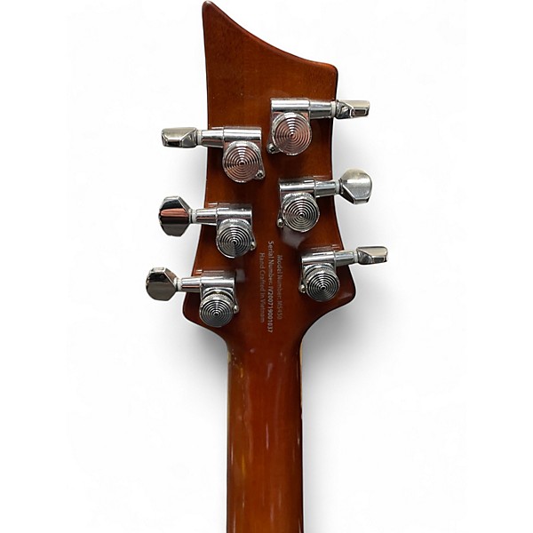 Used Mitchell ms450 Trans Crimson Red Solid Body Electric Guitar