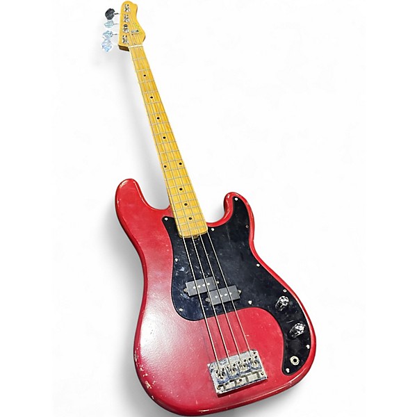 Used Lotus P-Bass red Electric Bass Guitar