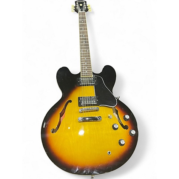 Used Epiphone es-335 IG Tobacco Burst Hollow Body Electric Guitar