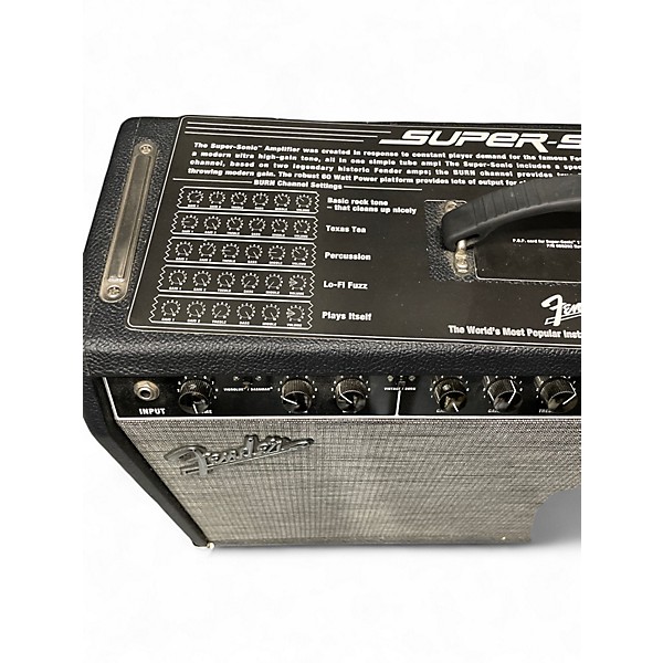 Used Fender SUPERSONIC 60 Tube Guitar Combo Amp