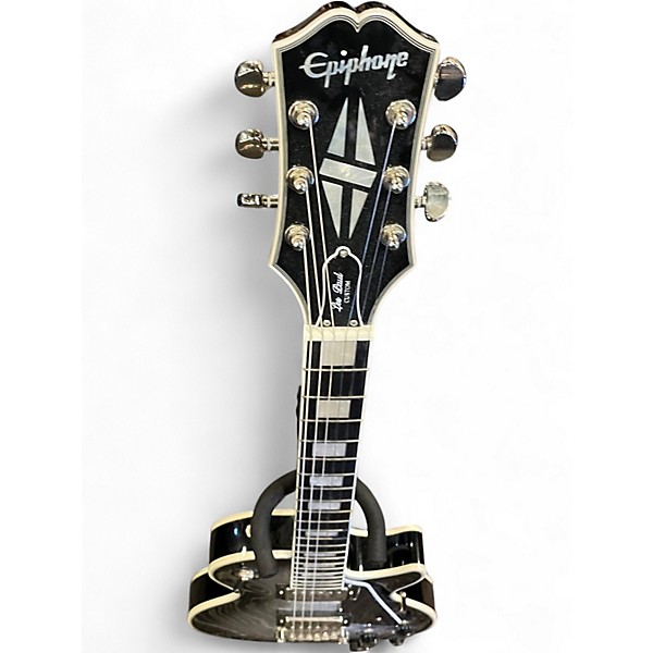 Used Epiphone Les Paul Custom silver burst Solid Body Electric Guitar