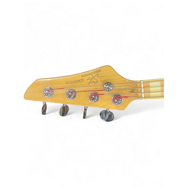 Used SX VINTAGE SERIES JAZZ BASS  Natural Electric Bass Guitar