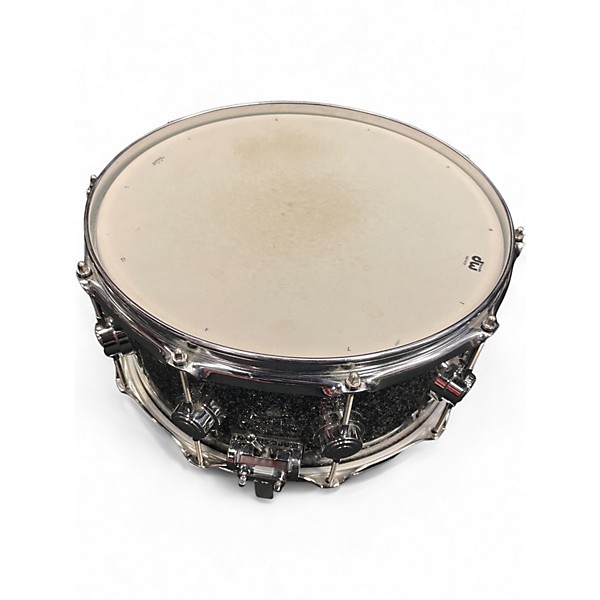Used DW 6.5X14 Collector's Series FinishPly Snare BLACK GALAXY WITH CHROME Drum