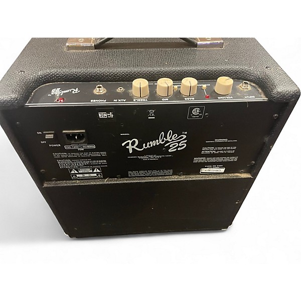 Used Fender Rumble 25 25W 1x8 Bass Combo Amp