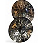 Used MEINL 15in CLASSIC CUSTOMER DARK HIHAT PAIR Cymbal thumbnail