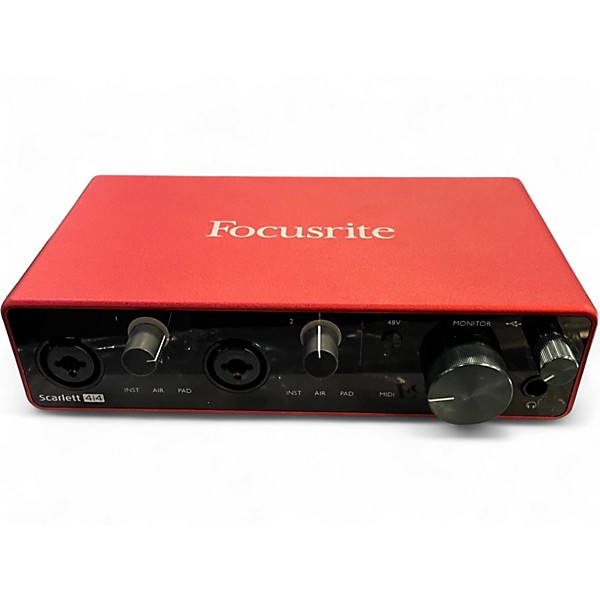 Used Focusrite Scarlett 4i4 Audio Interface