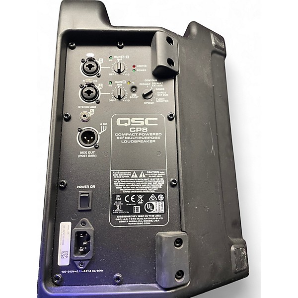 Used QSC CP8 Powered Speaker