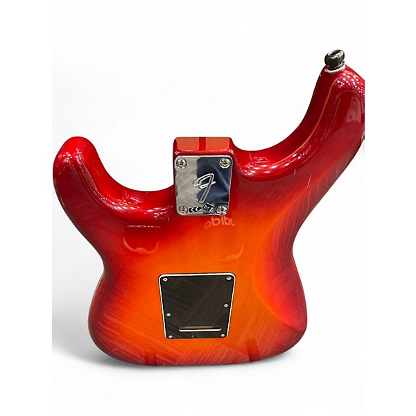 Used Fender Player Stratocaster Cherry Sunburst Solid Body Electric Guitar