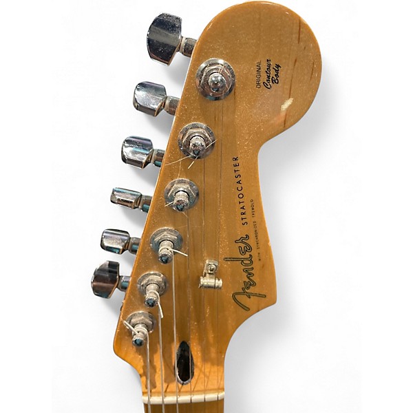 Used Fender Standard Stratocaster MIDNIGHT BLACK Solid Body Electric Guitar