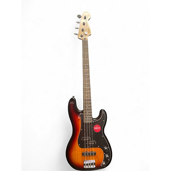 Used Squier Limited Edition Affinity Precision Bass 3 Color Sunburst Electric Bass Guitar