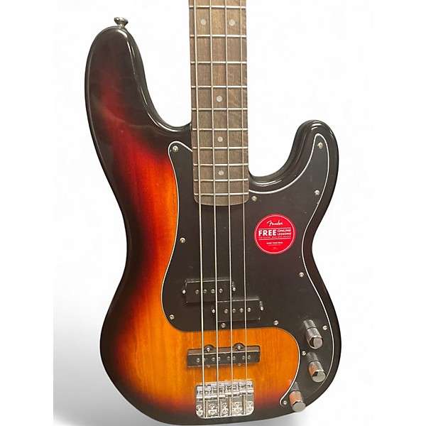 Used Squier Limited Edition Affinity Precision Bass 3 Color Sunburst Electric Bass Guitar