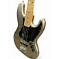 Used Fender 75th Anniversary Jazz Bass Metallic Silver Electric Bass Guitar