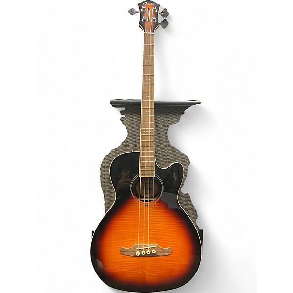 Used Fender FA450CE 2 Tone Sunburst Acoustic Bass Guitar