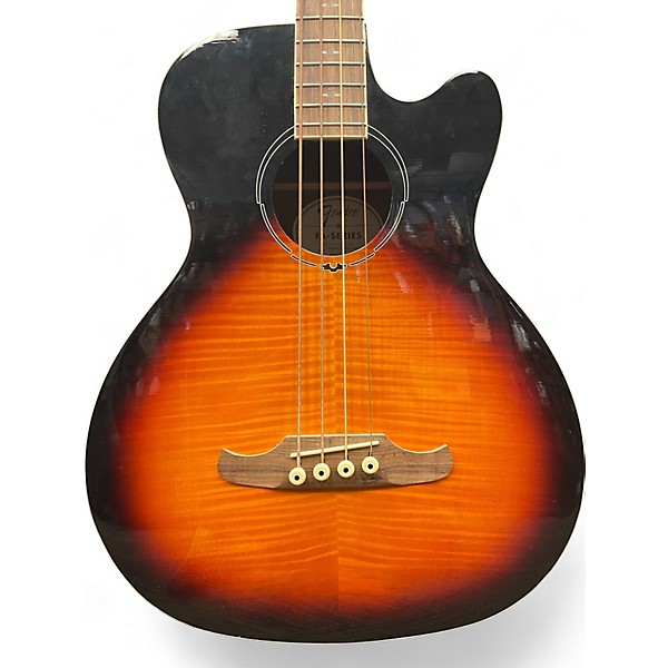 Used Fender FA450CE 2 Tone Sunburst Acoustic Bass Guitar