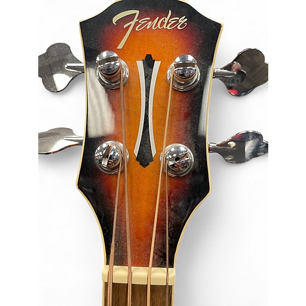 Used Fender FA450CE 2 Tone Sunburst Acoustic Bass Guitar