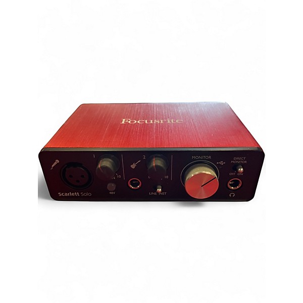 Used Focusrite Scarlett Solo Audio Interface