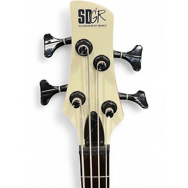 Used Ibanez SR250 Pearl White Electric Bass Guitar