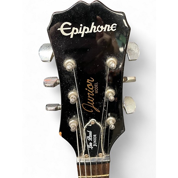 Used Epiphone Les Paul Junior Black Solid Body Electric Guitar