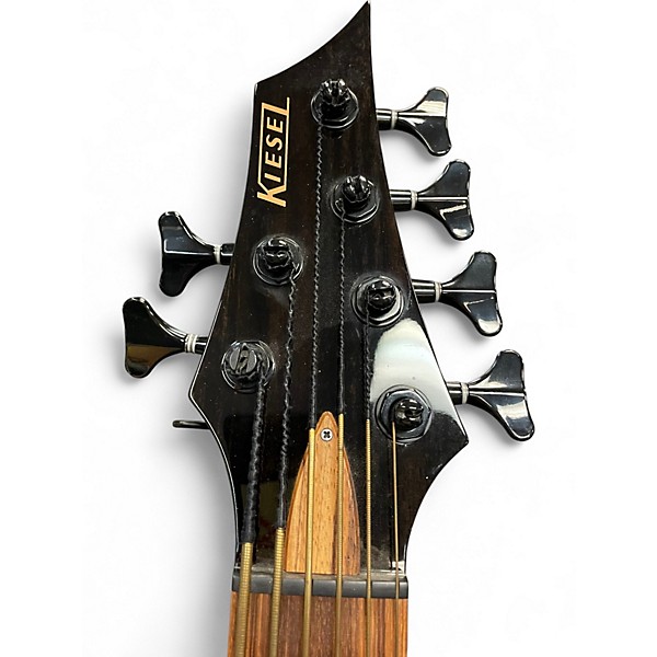 Used Kiesel ICON 6 CUSTOM NATURAL BURL Electric Bass Guitar