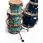 Used TAMA 4 Piece CLUB JAM 4 PIECE SHELL PACK AQUA BLUE Drum Kit