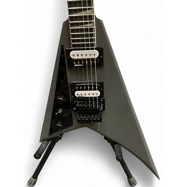 Used Jackson JS32 Randy Rhoads Left Handed Satin Gray Electric Guitar